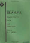 Brahms Piano Works For Piano Solo Op.119 sheet music