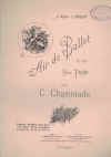 Chaminade Air de Ballet Op. 30 sheet music