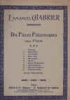 Dix Pieces Pittoresques pour Piano sheet music