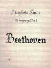 Beethoven Sonata in E flat Major Op.27 No.1 sheet music