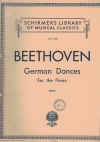 Beethoven German Dances For The Piano