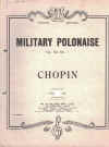 Chopin Military Polonaise in A Op.40 No.1 piano sheet music
