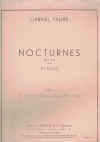 Faure Nocturnes de 1 a 8 for Piano sheet music