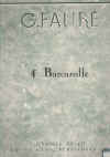 Faure 4me Barcarolle Op.44 sheet music