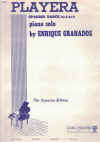 Granados Playera Spanish Dance Op.5 No.5 sheet music