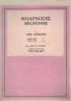 Rhapsodie Mignonne Op.410 by Carl Koelling sheet music