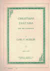 Christmas Fantasia For The Piano by Carl F Mueller Op.26 sheet music