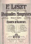Liszt Rhapsodie Hongroise No.XI sheet music