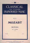 Mozart Rondo in A minor K.511 sheet music