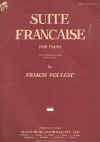 Poulenc Suite Francaise For Piano After Claude Gervaise sheet music