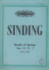 Sinding Rustle Of Spring Op.32 No.3 sheet music