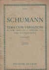 Schumann Tema con Variazioni sul nome 'Abegg' Op. 1 e 'Papillons' Op. 2 sheet music