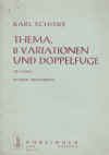 Thema 8 Variationen und Doppelfuge by Karl Schiske Op.2 sheet music