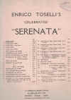 Serenata by Enrico Toselli Op.6 sheet music