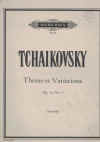 Tchaikovsky Theme et Variations Op.19 No.6 sheet music