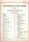 Invitation To The Dance by C M v Weber Op.65 sheet music
