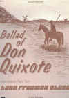Ballad Of Don Quixote used sheet music