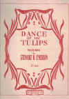 Dance Of The Tulips (mazurka for piano) composed by Stewart B Emerson (1921) used original piano sheet music score for sale in Australian second hand music shop