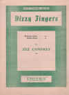 Dizzy Fingers by Zez Confrey (1923) used original piano sheet music score for sale in Australian second hand music shop
