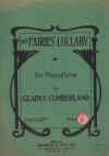 The Fairies' Lullaby for easy Pianoforte sheet music