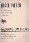 Waddington Cooke Hornpipe from 'Three Pieces For Pianoforte' (1917) used piano sheet music score for sale in Australian second hand music shop