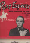 Pony Express by Eric Winstone (1943) used original piano solo sheet music score for sale in Australian second hand music shop