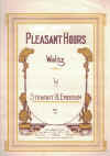 Pleasant Hours used sheet music
