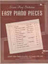 In Olden Days for easy piano sheet music
