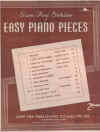 In Olden Days for easy piano used sheet music
