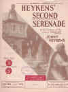 Jonny Heykens Second Serenade used sheet music