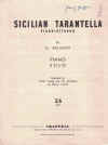 Sicilian Tarantella used sheet music
