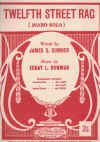 Twelfth Street Rag sheet music