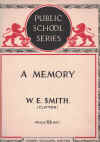 A Memory for piano used sheet music