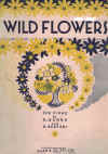 Wild Flowers for piano by D Benny & A Bertoni (1944) used original piano solo sheet music score for sale in Australian second hand music shop