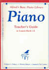 Alfred's Basic Piano Library Teacher's Guide to Lesson Book 1A by Willard A Palmer Morton Manus Amanda Vick Lethco (1989) Alfred 8431 
used piano method book for sale in Australian second hand music shop