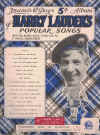 Francis and Day's 5th Album of Harry Lauder's Popular Songs piano songbook used song book for sale in Australian second hand music shop