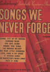 Songs We Never Forget Number One songbook