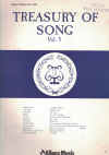 Treasury of Song Volume 5 lieder piano songbook Allans Edition No.466 used song book for sale in Australian second hand music shop