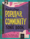 Francis and Day's Popular Community Song Book For All Occasions No.2 softcover piano songbook used piano song book for sale in Australian second hand music shop