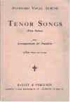 Tenor Songs (First Series) (Standard Vocal Albums) piano songbook used piano song book for sale in Australian second hand music shop