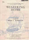 Westering Home 1939 sheet music