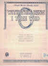 (Simple Words Humbly Said) With This Ring I Thee Wed 1951 sheet music