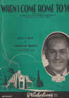 When I Come Home To You used sheet music