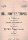 All Joy Be Thine (1914) sheet music
