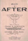 After (1921) sheet music