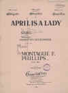 Montague Phillips: April Is A Lady in E flat Op.41 No.4 sheet music