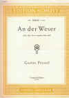 An der Weser ('Hier hab' ich so manches liebe Mal') sheet music