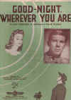 Good Night Wherever You Are 1944 by Dick Robertson Al Hoffman Frank Weldon Sabu used original piano sheet music score for sale in Australian second hand music shop
