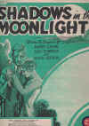 Shadows In The Moonlight 1935 sheet music