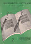 Sharing It All With You 1942 sheet music